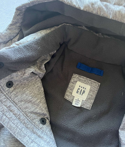 Gap Toddler Down Winter Jacket, Grey, Size 3, Kids 3T