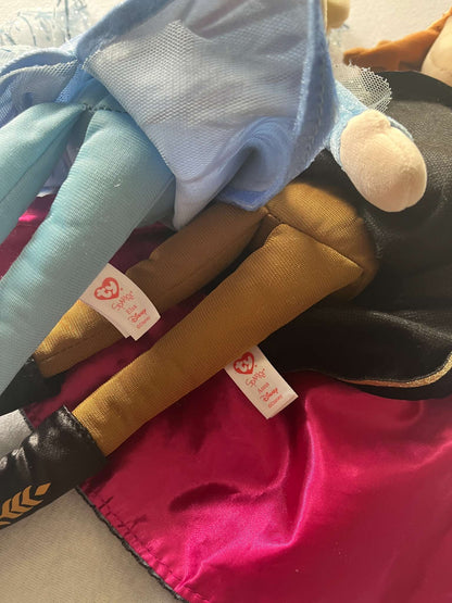 TY Elsa and Anna Soft Dolls