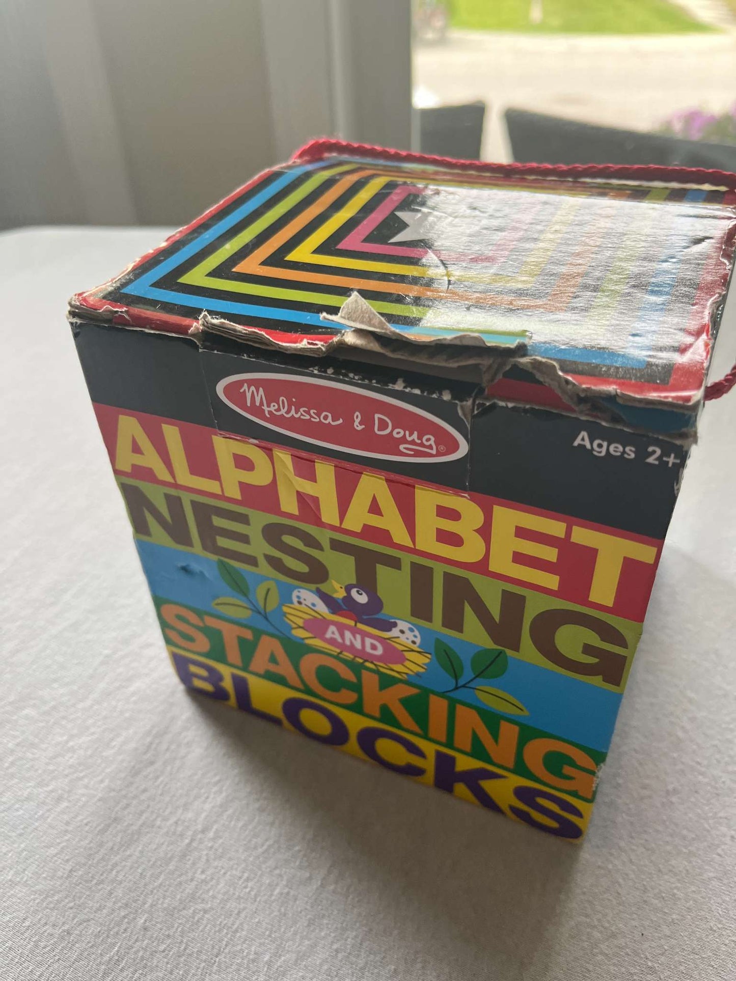Melissa and Doug Alphabet Nesting and Stacking Blocks