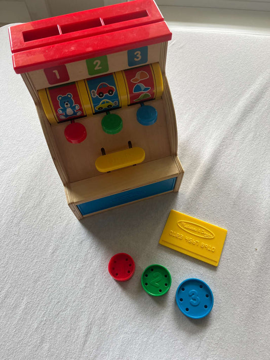 Melissa and Doug Spin and Swipe Cash Register