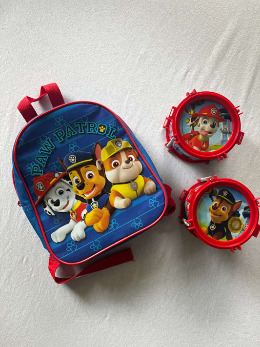 Paw Patrol Toddler Backpack and Small Drums