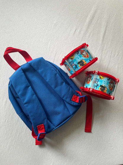 Paw Patrol Toddler Backpack and Small Drums