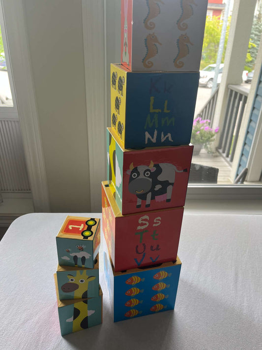 Stacking Blocks; Set of 8
