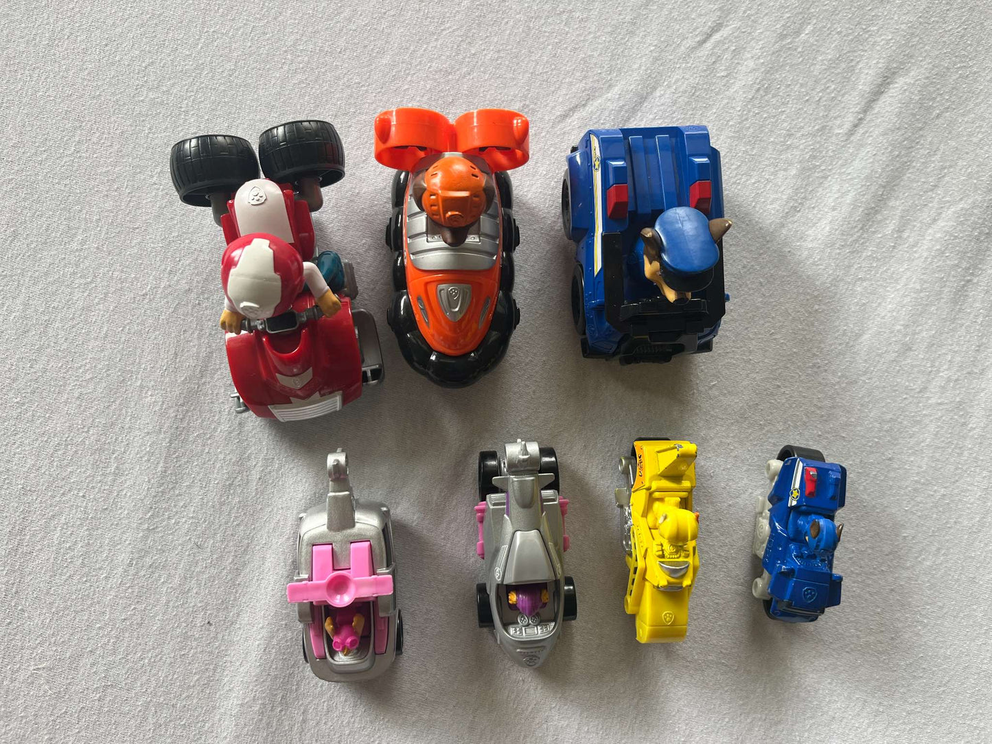 Paw Patrol Bundle, Set of 7 figures in cars