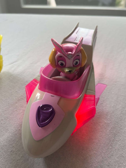 Paw Patrol Set of Three Pups and Vehicles