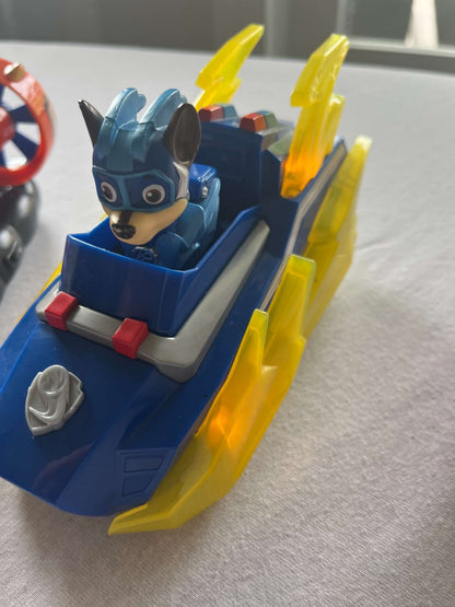 Paw Patrol Set of Three Pups and Vehicles