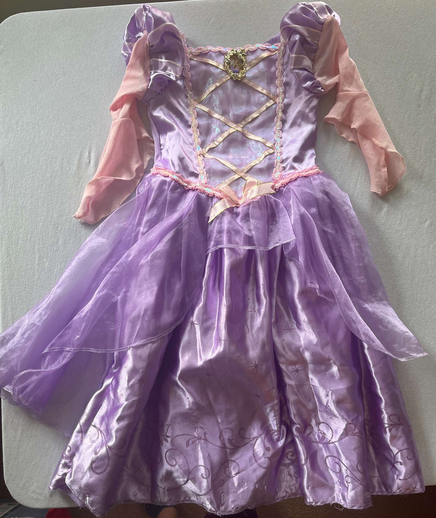 Disney Rapunzel Dress Up Costume, Size 4-6, Kids 5/5T (extra small)