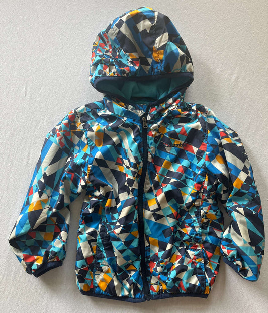 Columbia Spring/Fall Jacket, Size 3T, Geometric Blue, Kids 3T
