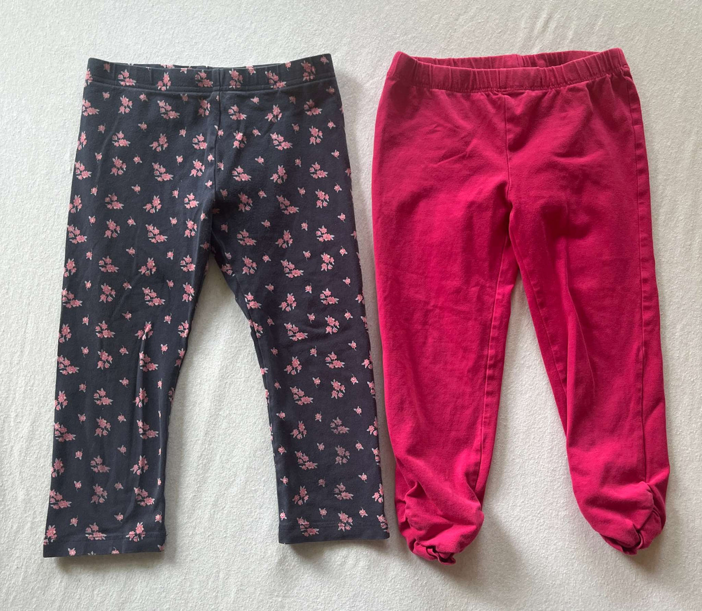 2 pair Cropped Leggings Bundle, Size 6, Gap & George, Kids 6/6X