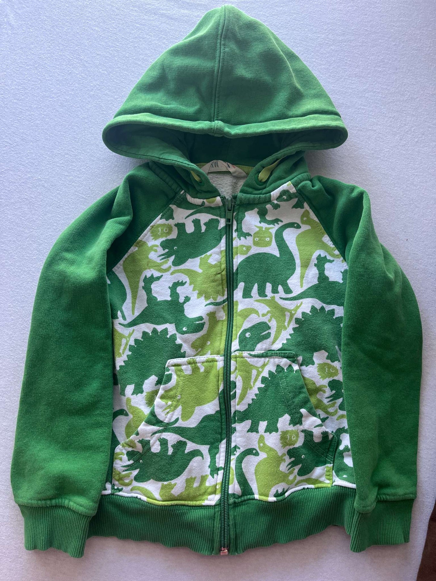 Two Boys Hooded Sweatshirts, Brown & Green, Size 4, Kids 4/4T