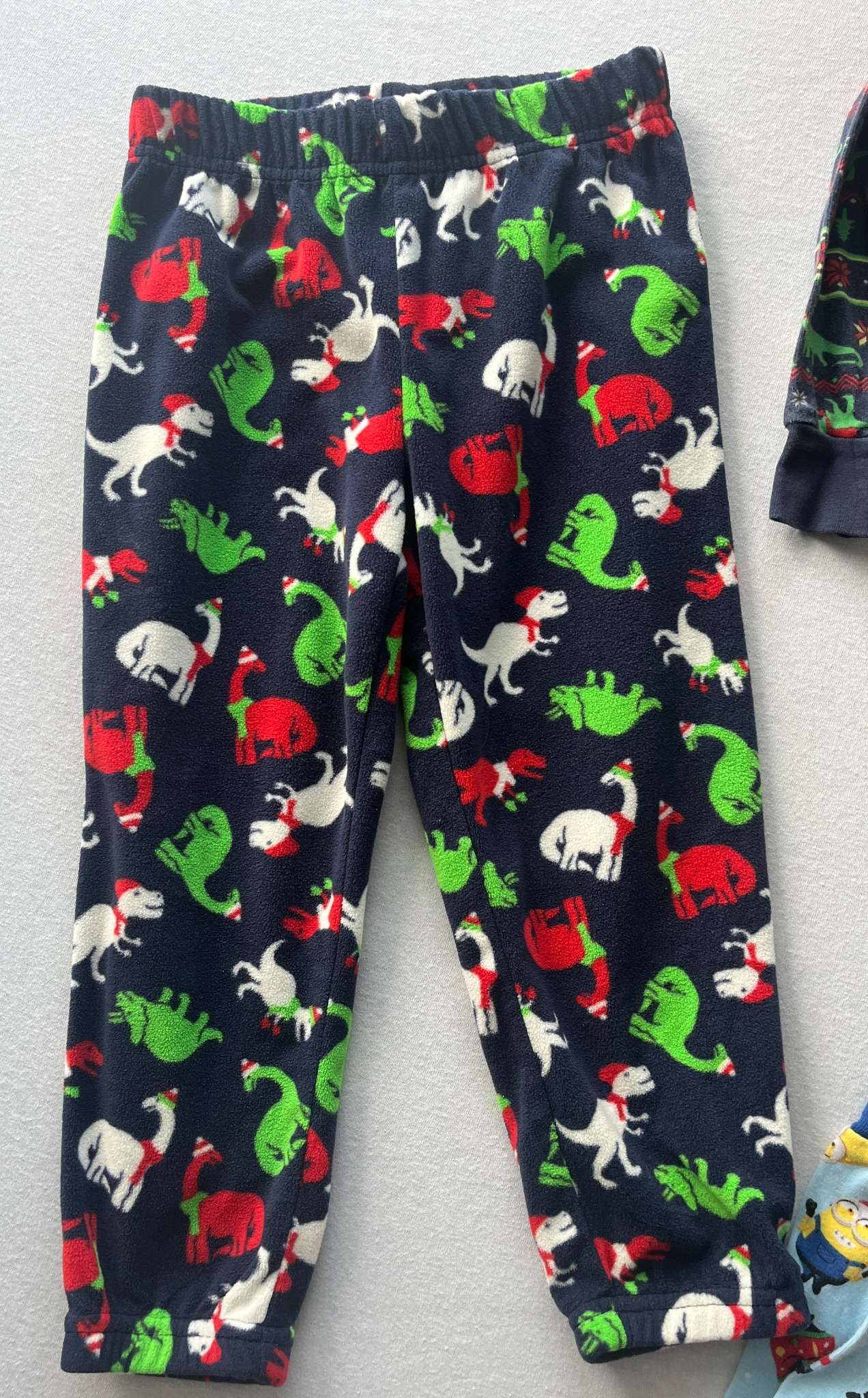 Christmas Pajamas, 2 Sets & Fleece Bottoms, Size3, Kids 3T