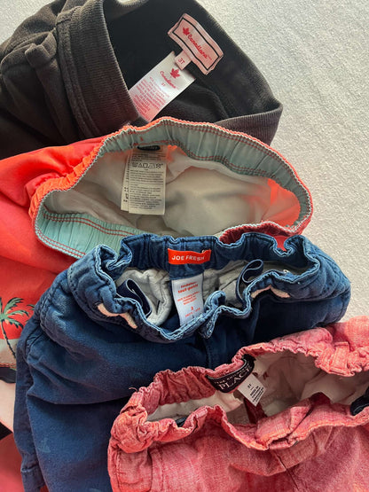 Three Pair of Boys Shorts & One Swimsuit, Size 3T, Kids 3T