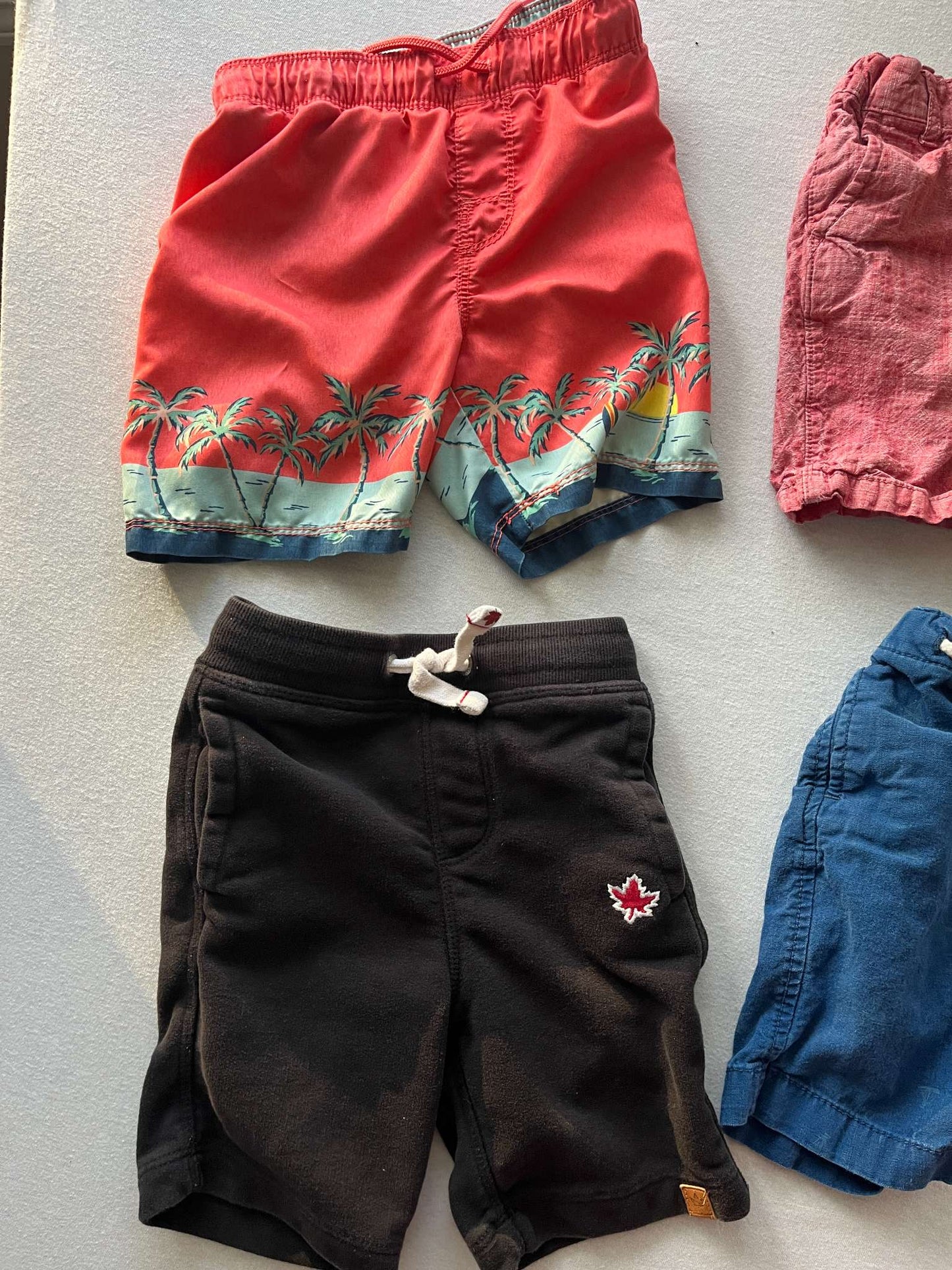Three Pair of Boys Shorts & One Swimsuit, Size 3T, Kids 3T