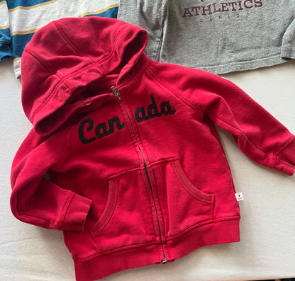 Long Sleeve Bundle, 2 T-Shirts and 1 Sweatshirt, Size 3, Kids 3T
