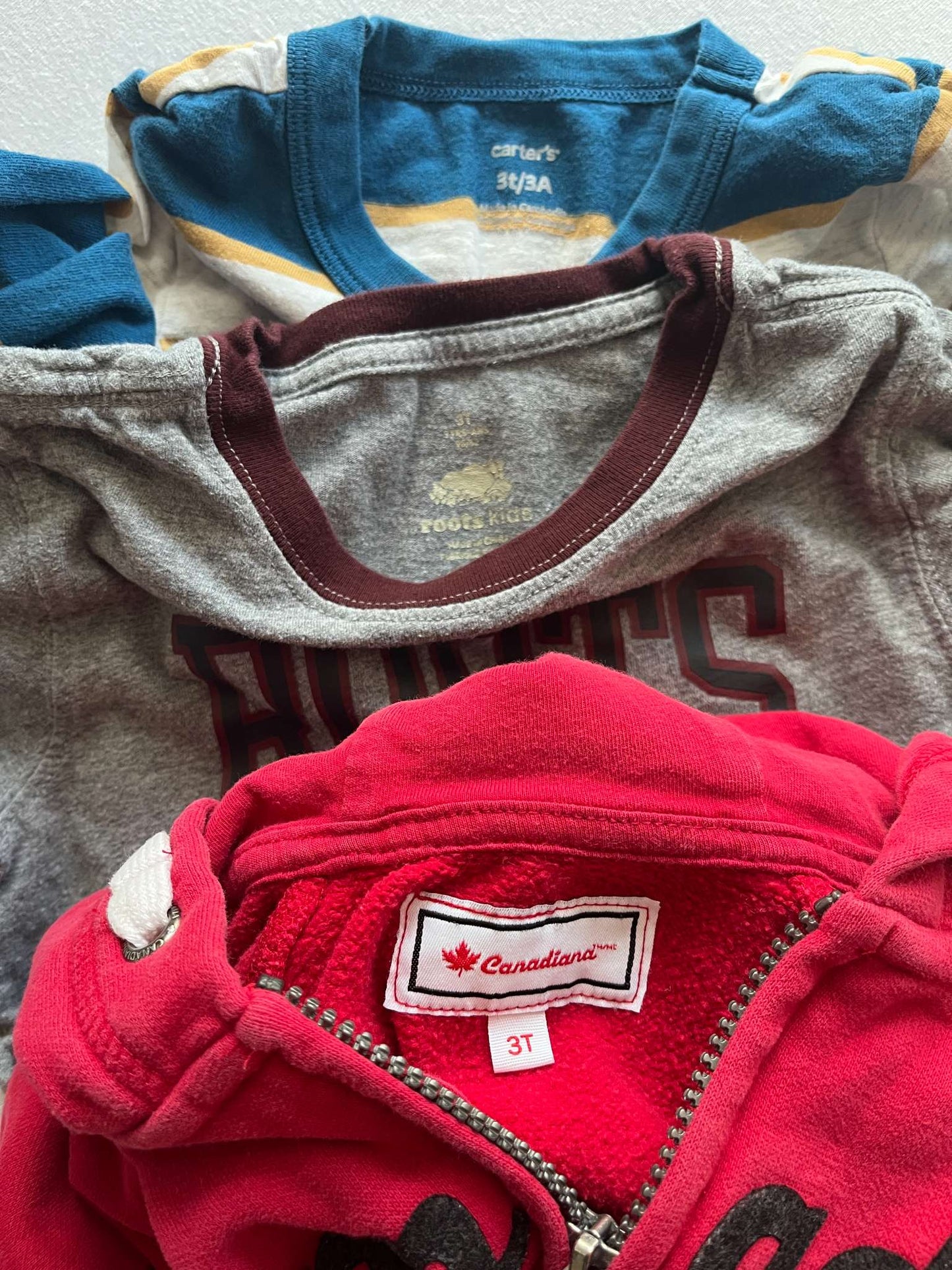 Long Sleeve Bundle, 2 T-Shirts and 1 Sweatshirt, Size 3, Kids 3T