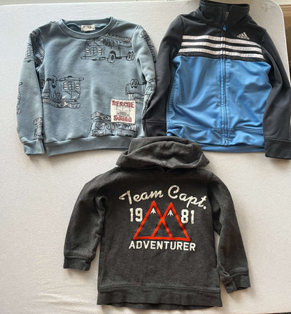 Bundle of 3 Boys Sweatshirts, Size 3T, Kids 3T