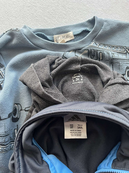 Bundle of 3 Boys Sweatshirts, Size 3T, Kids 3T