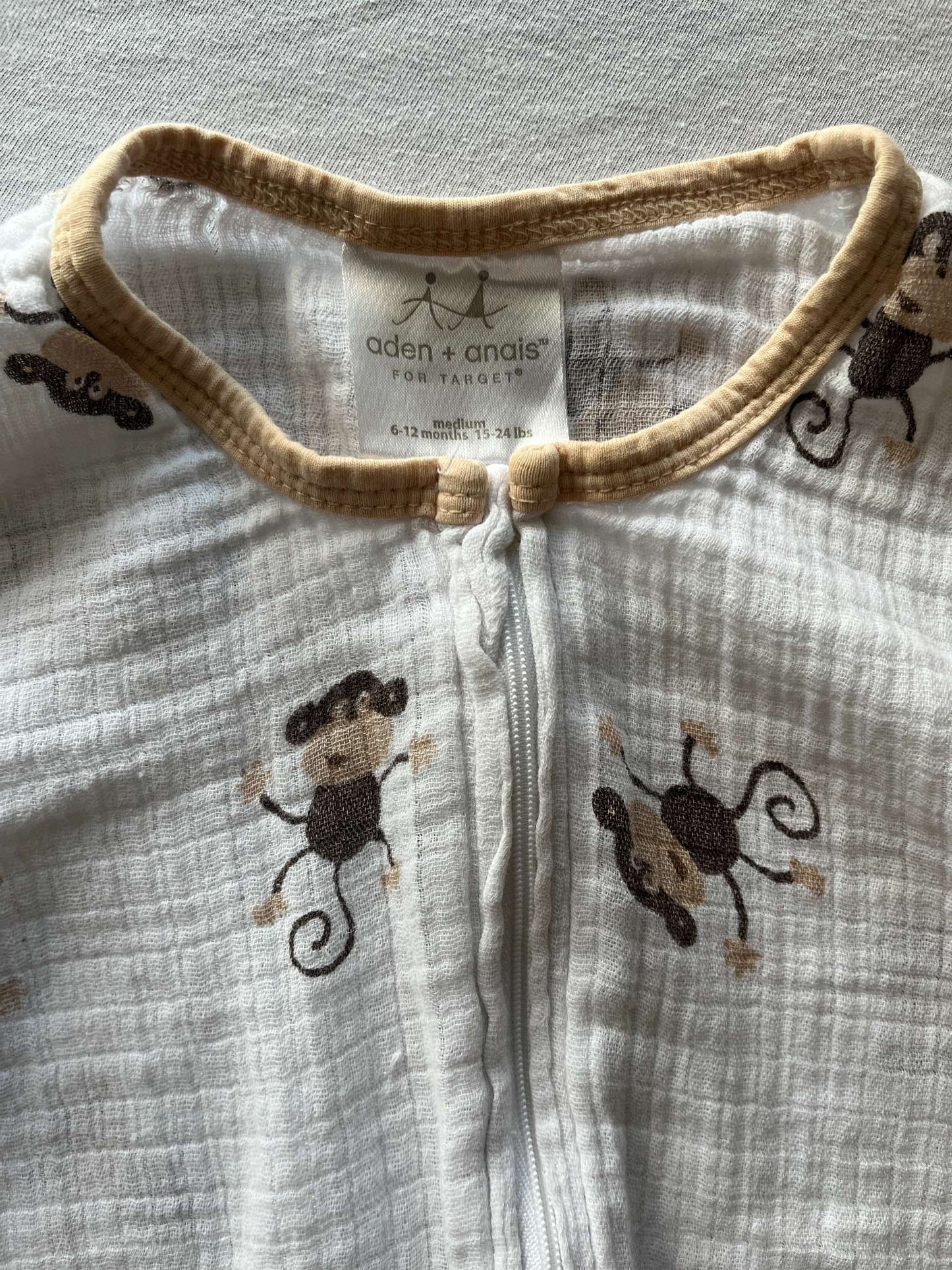 Aden +Anais Sleep Sack, 6-12 months, EUC, Monkeys, 6-12 Months (Medium)