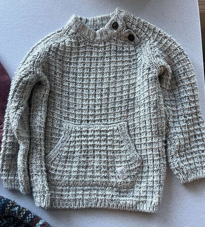 3 Sweater Bundle, Size 2/3 (Zara/LOGG/Children's Place), Kids 2T