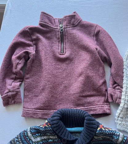 3 Sweater Bundle, Size 2/3 (Zara/LOGG/Children's Place), Kids 2T