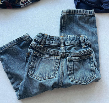 Boys Bundle, Gap Jeans and 2 Button Down Shirts, Size 2T, Kids 2T