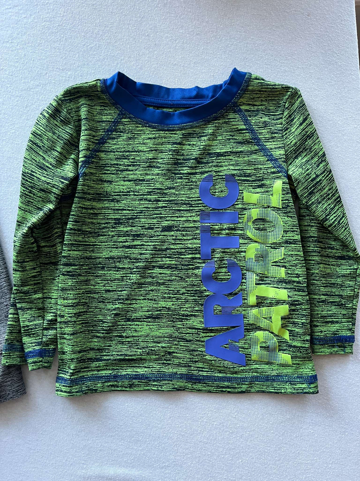 Two Long Sleeve Athletic Shirts, Size 2T, Kids 2T
