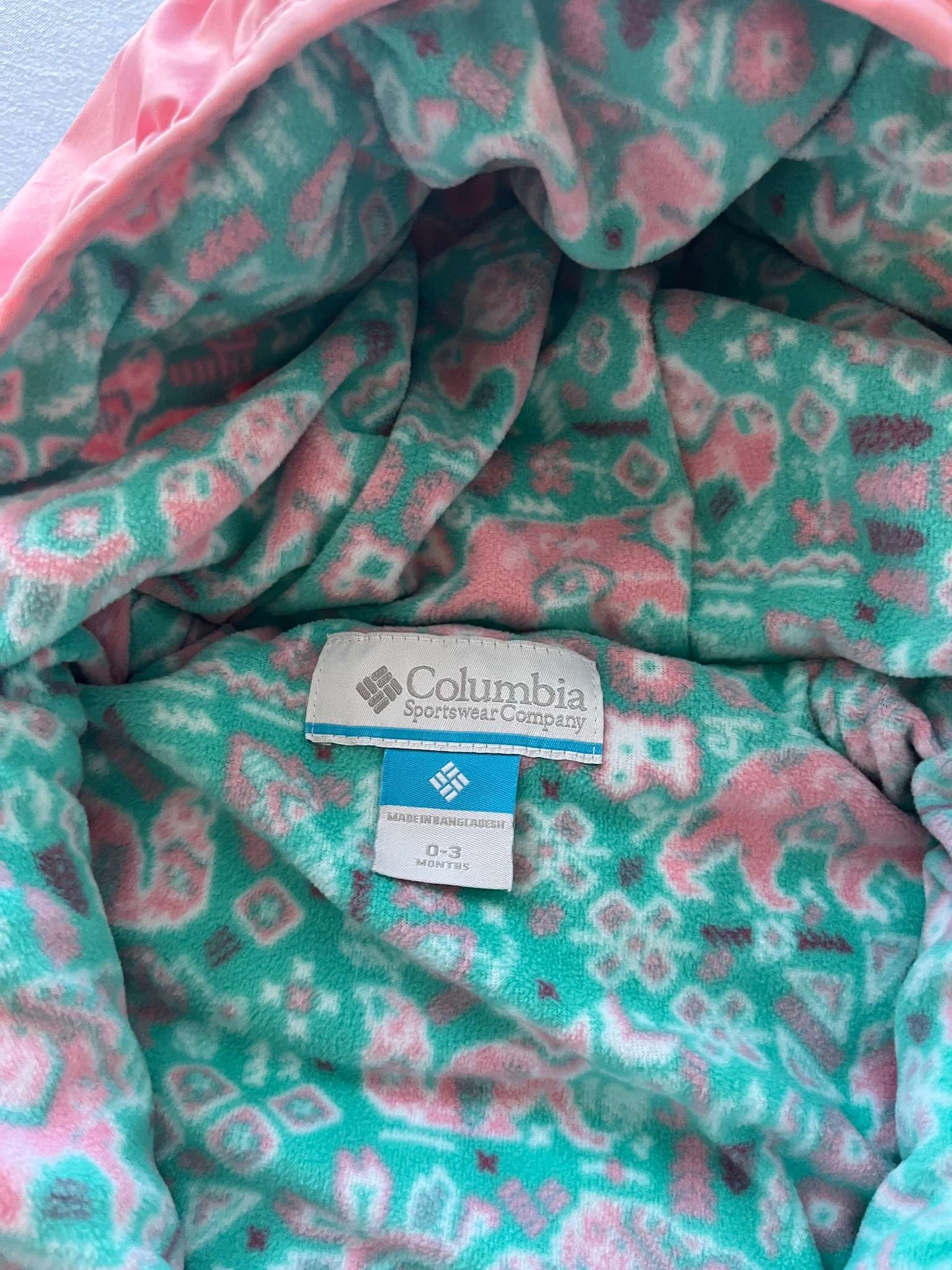 Pink Columbia Snowsuit, Size 0-3, Kids 3 Month (0-3M)