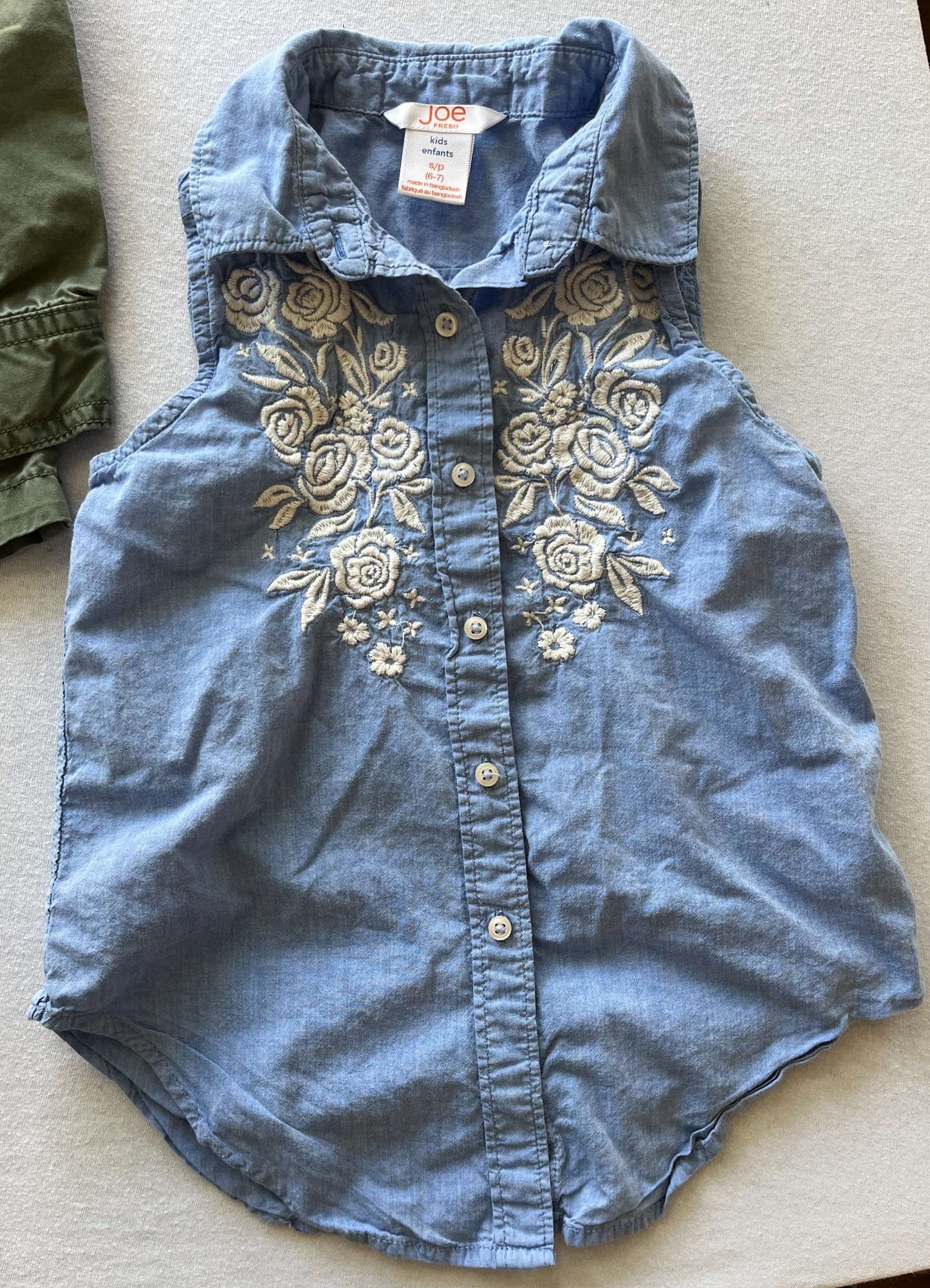 Girl's Collared Shirt Bundle, Size 6, Kids 6/6X