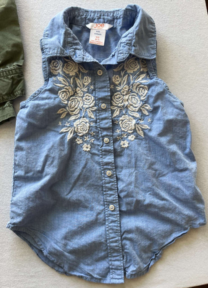Girl's Collared Shirt Bundle, Size 6, Kids 6/6X