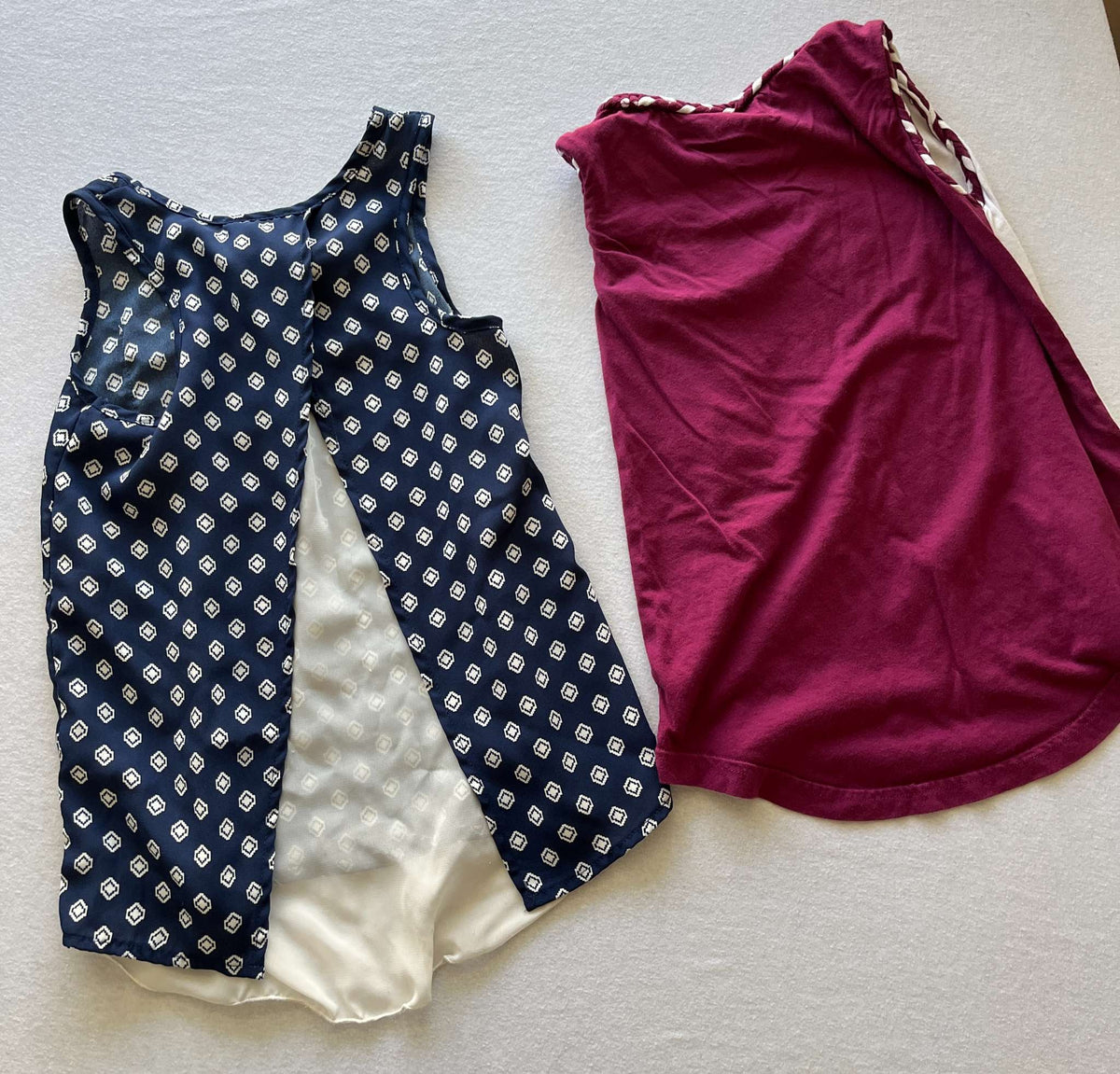 Girls Size 6/7 Short Sleeve Shirt Bundle, Kids 6/6X