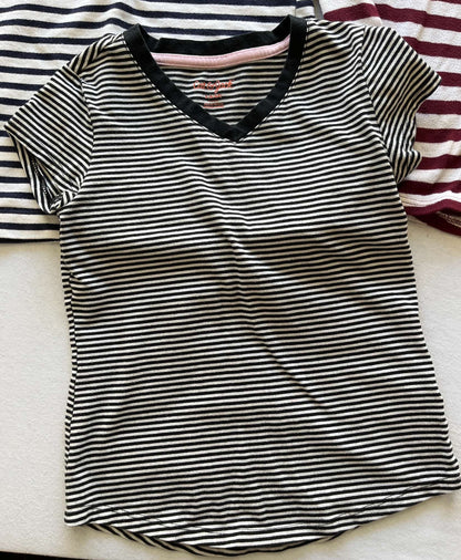 Girls Size 6/7 Striped Top Bundle, Kids 6/6X