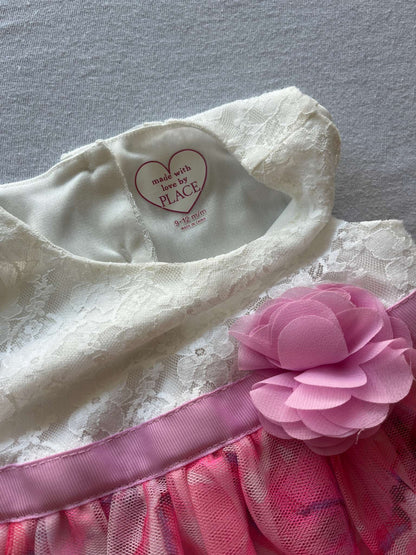The Place Adorable Lace & Floral Dress, Size 9-12 months, Kids 12 Month (9-12M)