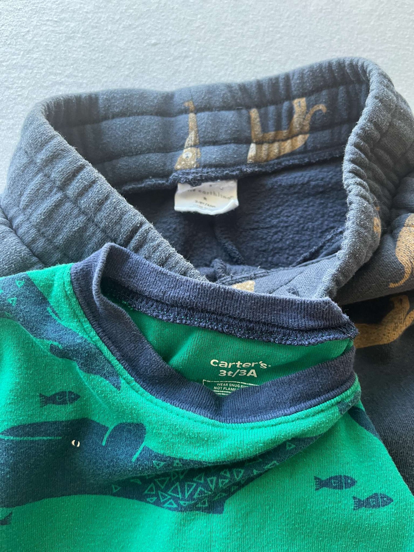 Boys Size 3 Bundle, Pajama Set and Pants, Kids 3 Month (0-3M)
