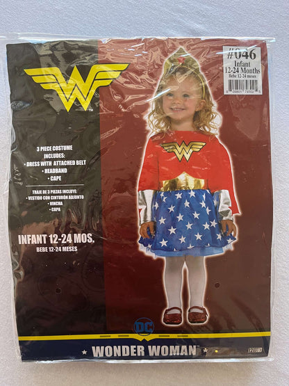 Wonder Woman Costume, 12-24 month, Kids 18 Month (12-18M)