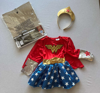 Wonder Woman Costume, 12-24 month, Kids 18 Month (12-18M)