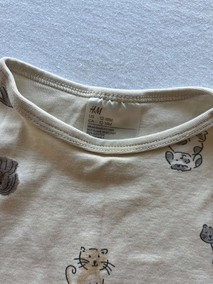 12-18 Month Pajama Set, H&M, Kids 18 Month (12-18M)