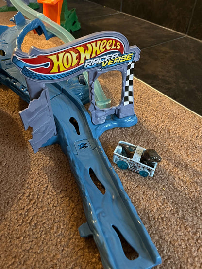 Hot Wheels RacerVerse Dinosaur Race Track, MSRP $50.00