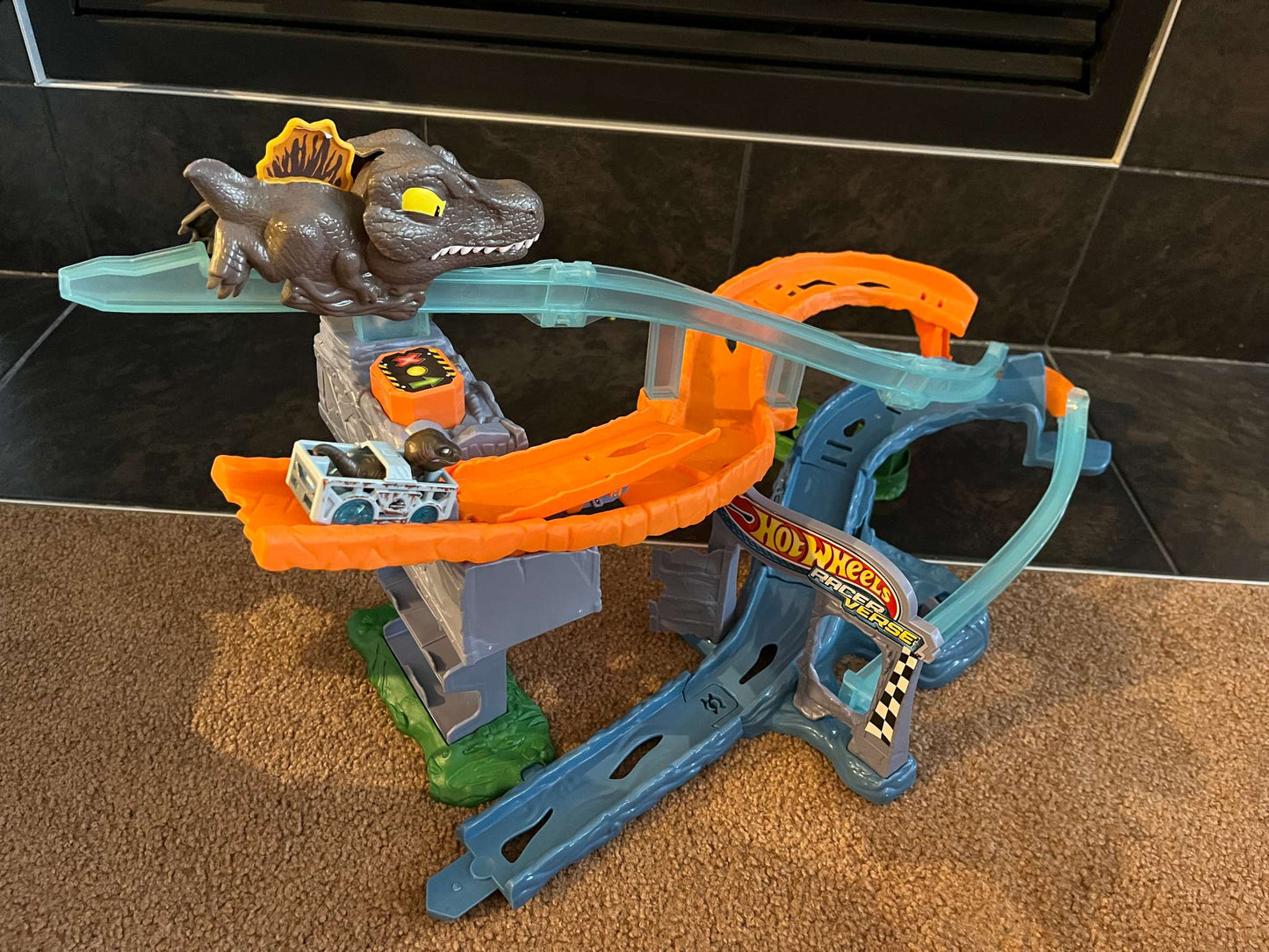 Hot Wheels RacerVerse Dinosaur Race Track, MSRP $50.00