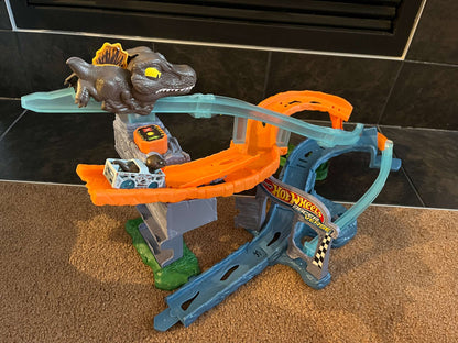 Hot Wheels RacerVerse Dinosaur Race Track, MSRP $50.00