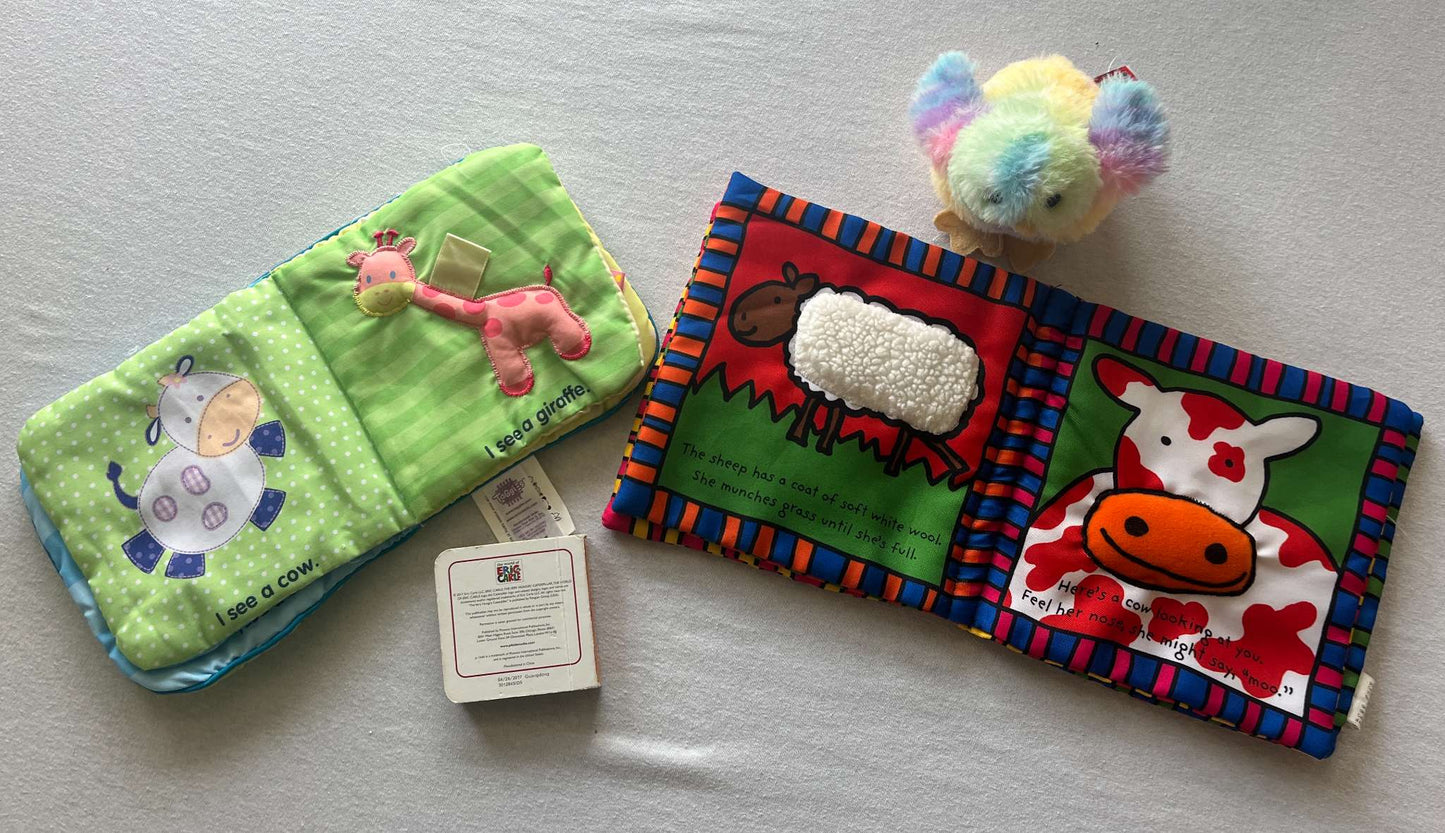 Baby Book Bundle (3 books & 1 Stuffy)