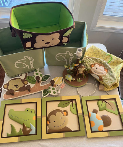 Jungle Theme Nursery Decor Bundle