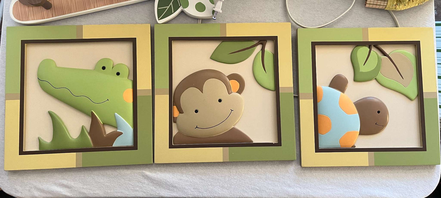 Jungle Theme Nursery Decor Bundle