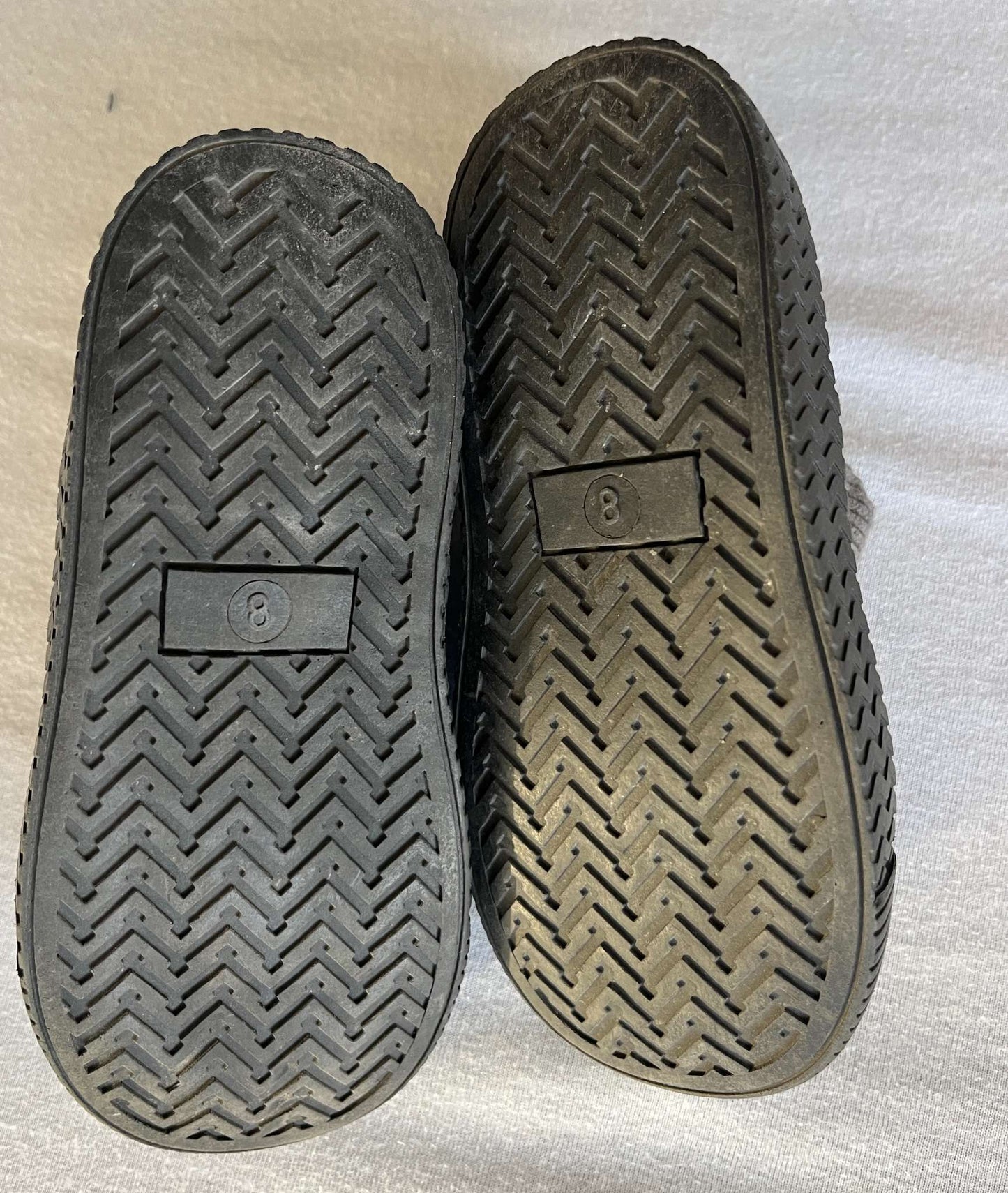 Size 8 Dress Shoes, Grey and Black, Shoes 8 (Toddler:2-4yr)