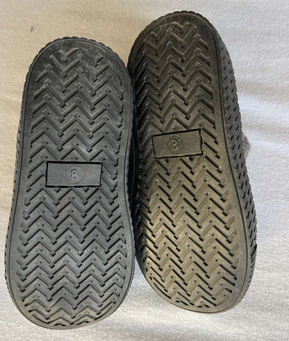 Size 8 Dress Shoes, Grey and Black, Shoes 8 (Toddler:2-4yr)