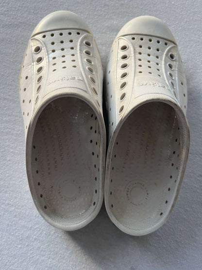 Native Water Shoes, Size 12, White, Shoes 12 (Toddler:2-4yr)