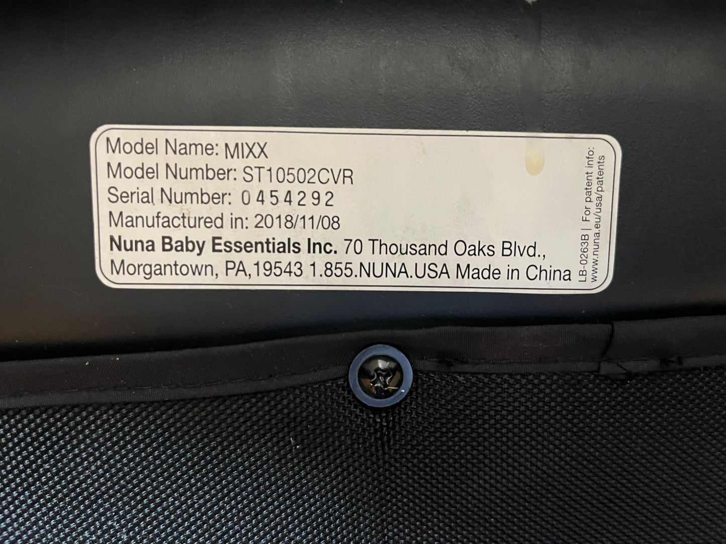 Nuna MIXX Baby Stroller (MSRP $800.00)