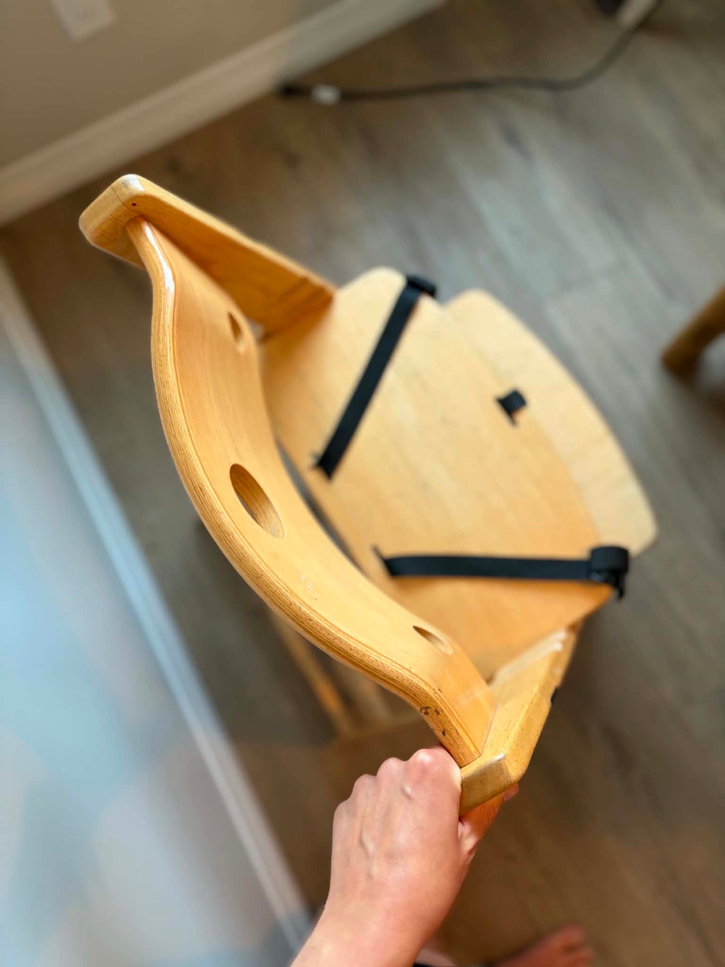 Keekaroo/Bergeron by Design Adjustable Wooden High Chair, Solid Hardwood