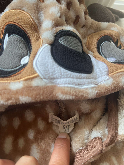 Funzietime Deer Onesie, Size S (7/8), Kids 7