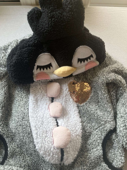 Funzietime Penguin Onsie, Size S (7/8), Kids 7