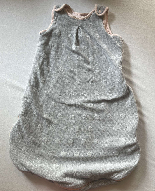 Piper and Posie Grey and Pink Sleep Sack, 18-36 months, 18-24 Months (Extra Large)